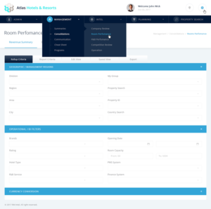 Business Intelligence Application - Reporting Menu and Report Criteria Design | Web Design by Ved Web Services