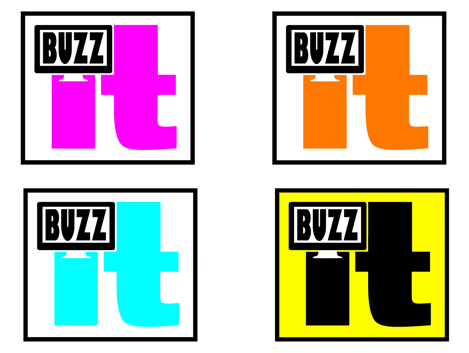 Logo Design by ClarityGraphia for Buzz it | Design #40712