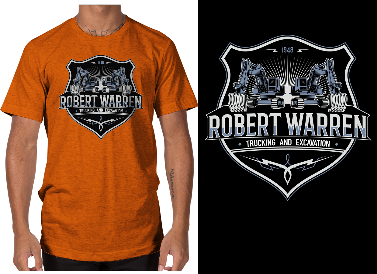 T-shirt Design by cithuwill for Robert Warren Trucking and Excavation | Design #16404251