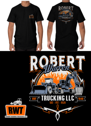 T-shirt Design by cithuwill for Robert Warren Trucking and Excavation | Design: #16418210