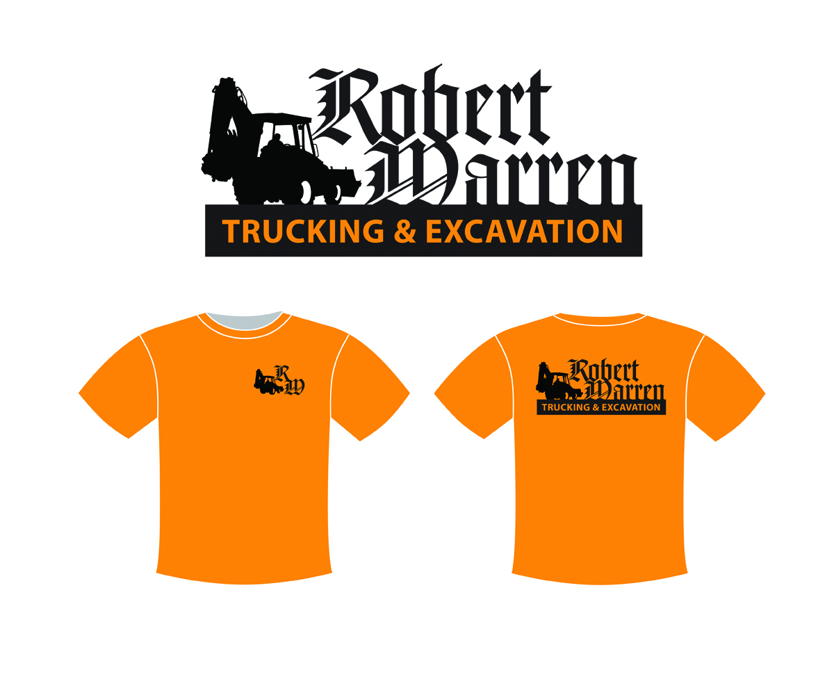 T-shirt Design by Hot Rod for Robert Warren Trucking and Excavation | Design #16343482