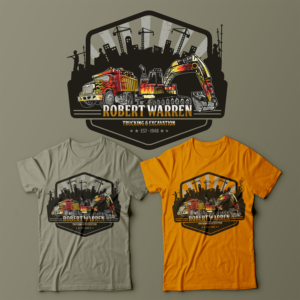 T-shirt Design by blackhorse for Robert Warren Trucking and Excavation | Design: #16394000