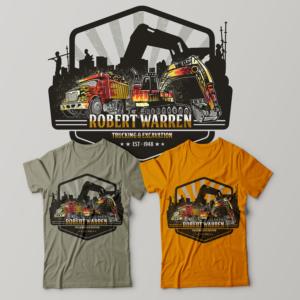 T-shirt Design by blackhorse for Robert Warren Trucking and Excavation | Design: #16394083