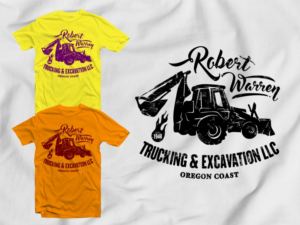 T-shirt Design by 2ndfloorharry for Robert Warren Trucking and Excavation | Design #16370375