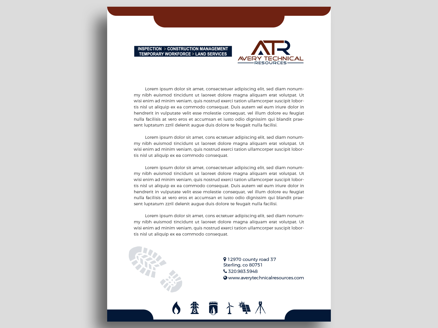 Letterhead Design by rayhansumon for this project | Design #16321432
