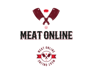 Meat Online | Logo Design by AlexMorisseau