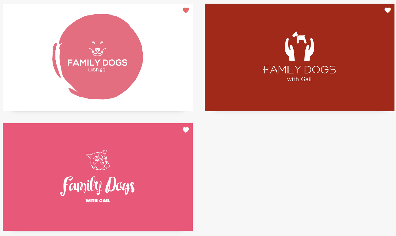 Logo Design by nashkinalmar for Family Dogs with Gail | Design #16395729