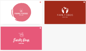 Logo Design by nashkinalmar for Family Dogs with Gail | Design #16395729