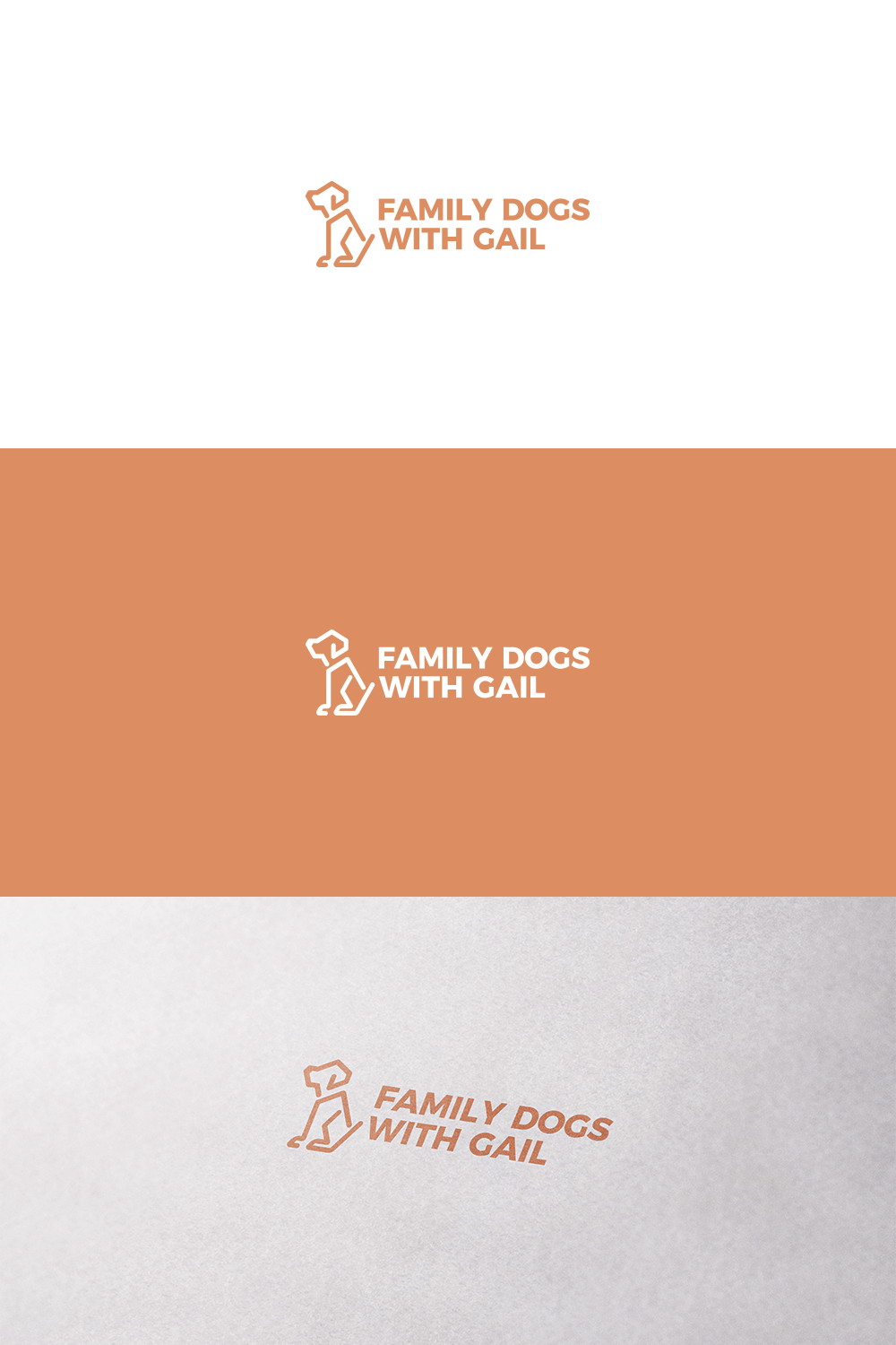 Logo Design by Decos Studio for Family Dogs with Gail | Design #16379136