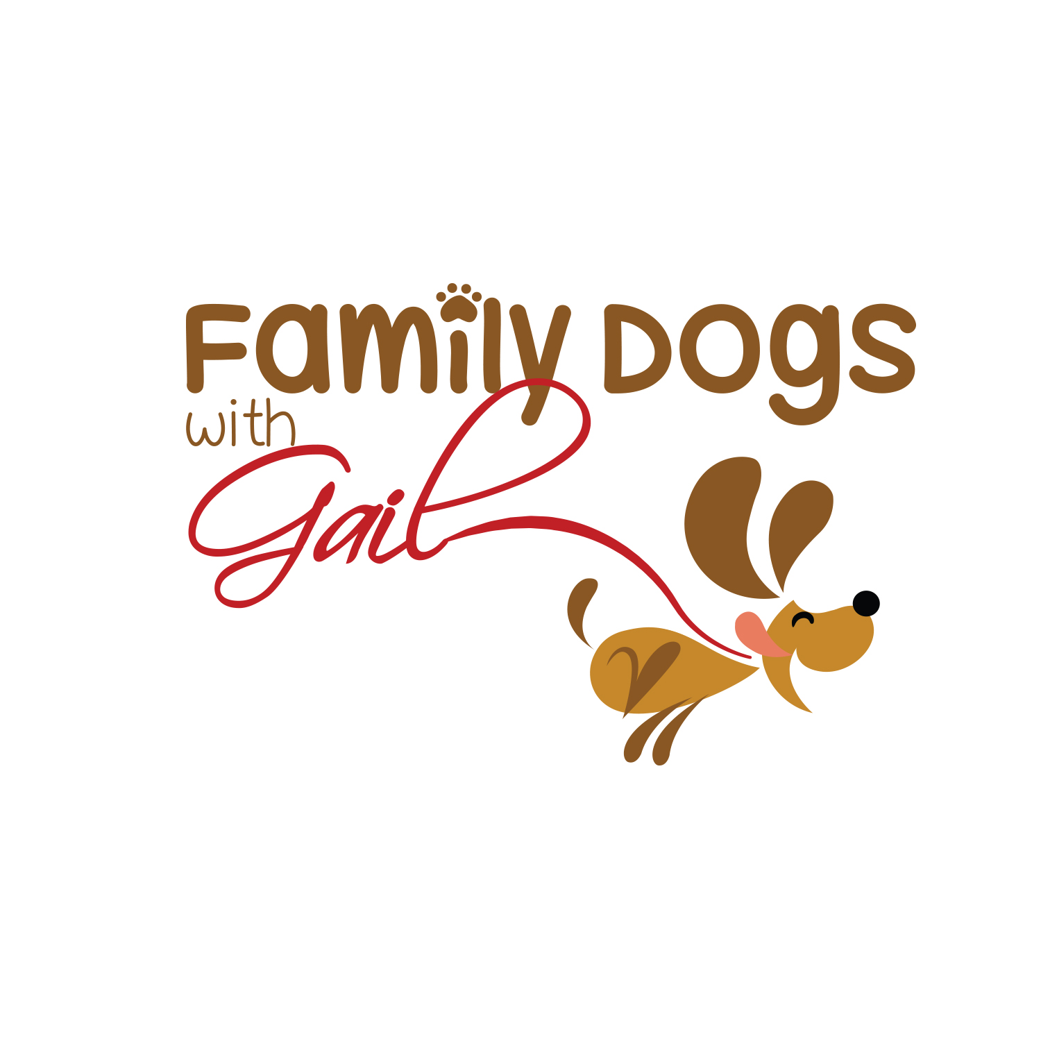 Diseño de Logo por Tubek para Family Dogs with Gail | Diseño #16419893