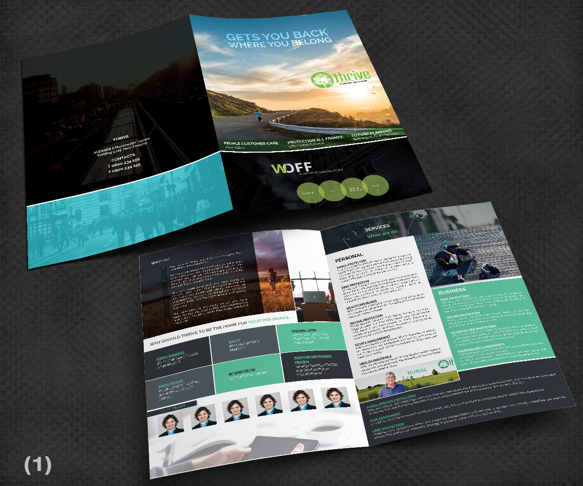 Design de Brochure par Designanddevelopment pour Thrive | Design : #16318579