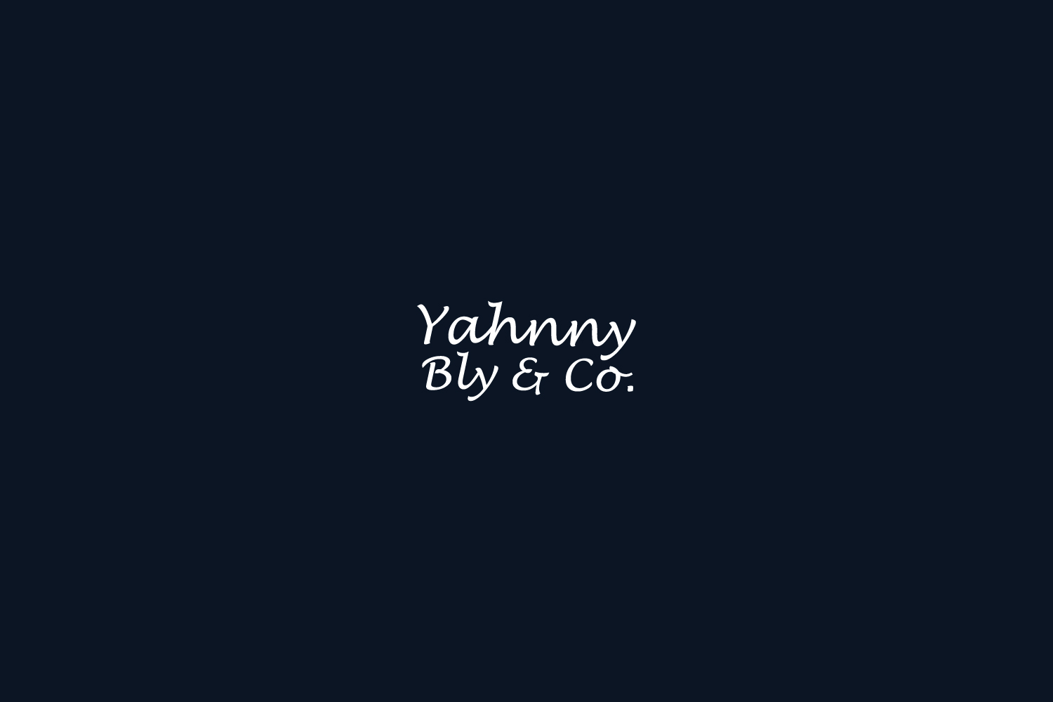Logo Design by Creativefan for Yahnny Bly & Co.  | Design #16343497