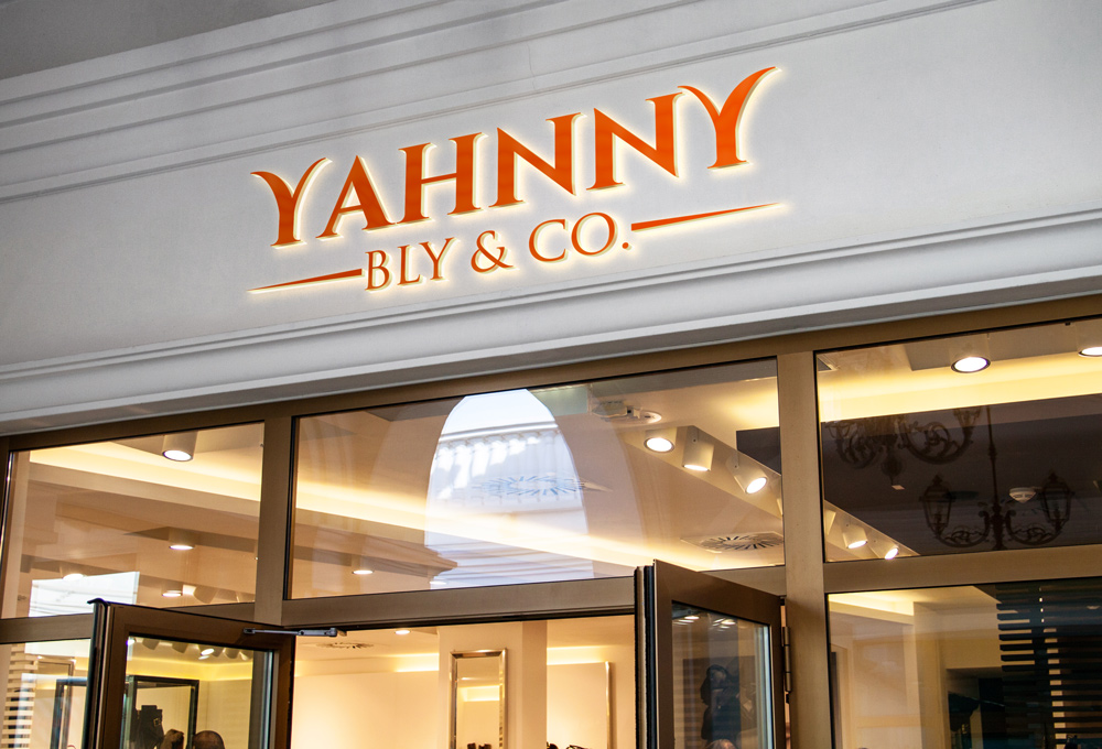 Logo Design by A S design @ for Yahnny Bly & Co.  | Design #16374154
