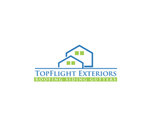 Logo-Design von niko für TopFlight Exteriors  | Design: #16455013