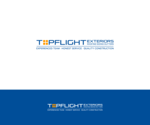Logo-Design von aglaronde23 für TopFlight Exteriors  | Design: #16479155