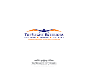 Logo-Design von kenjie0476 für TopFlight Exteriors  | Design: #16456792