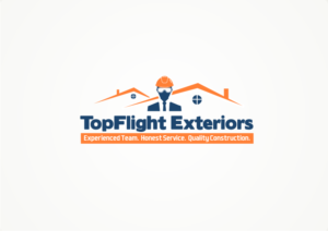 Logo-Design von Amduat Design für TopFlight Exteriors  | Design: #16454869