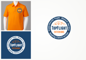 Logo-Design von Amduat Design für TopFlight Exteriors  | Design: #16454989