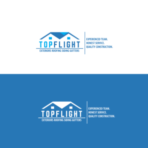 Logo-Design von Sujit Banerjee für TopFlight Exteriors  | Design: #16459367