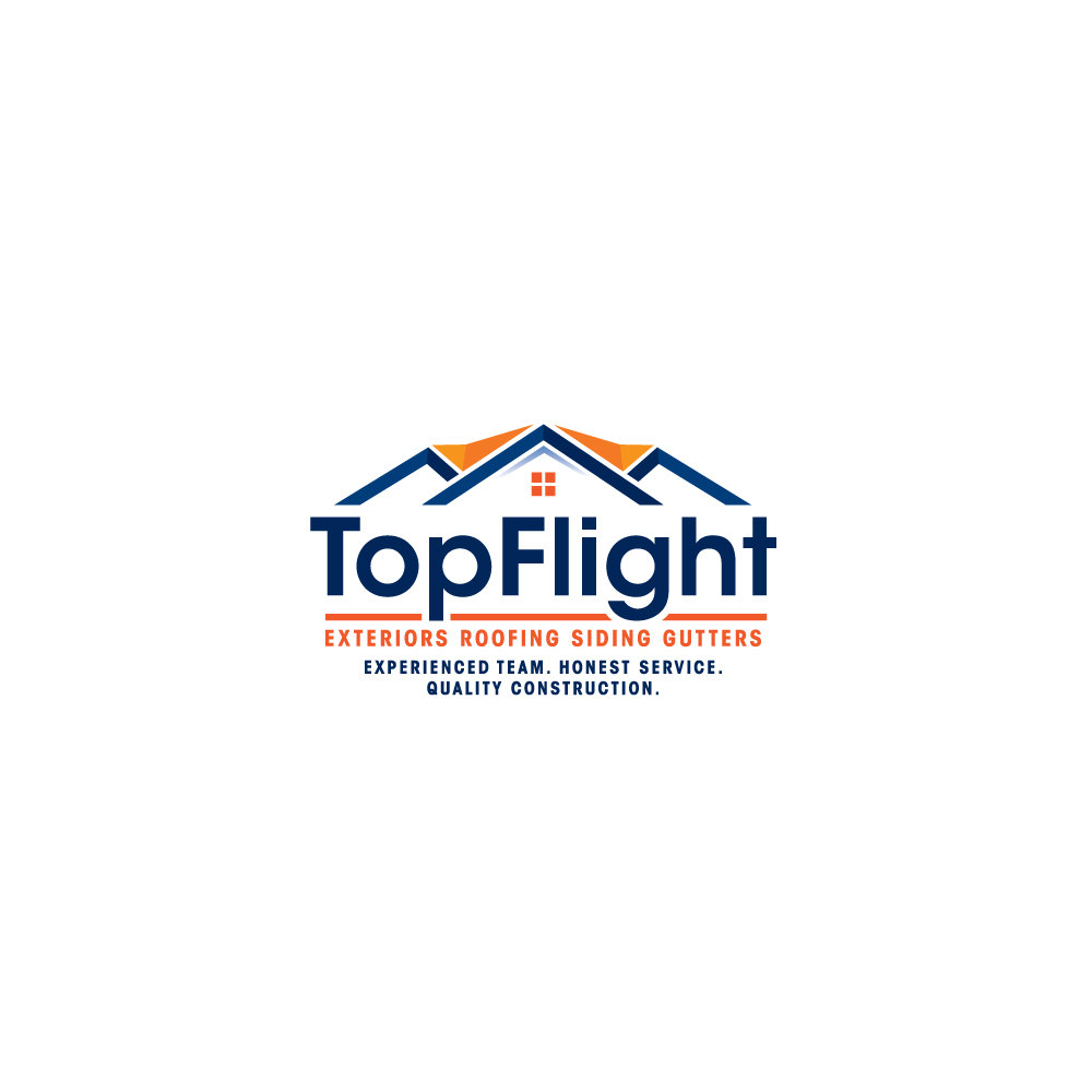 Logo-Design von Sujit Banerjee für TopFlight Exteriors  | Design #16459776