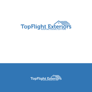 Logo-Design von DesignDUO für TopFlight Exteriors  | Design: #16516325