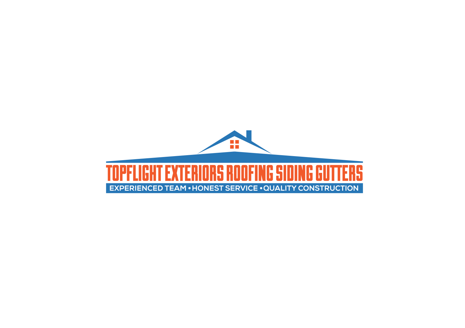 Logo Design by fisekovic goran for TopFlight Exteriors  | Design #16456431