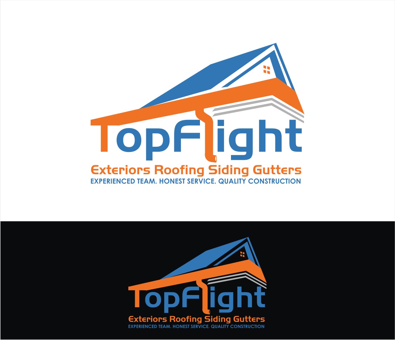 Design de Logo par Soul Light pour TopFlight Exteriors  | Design #16457983