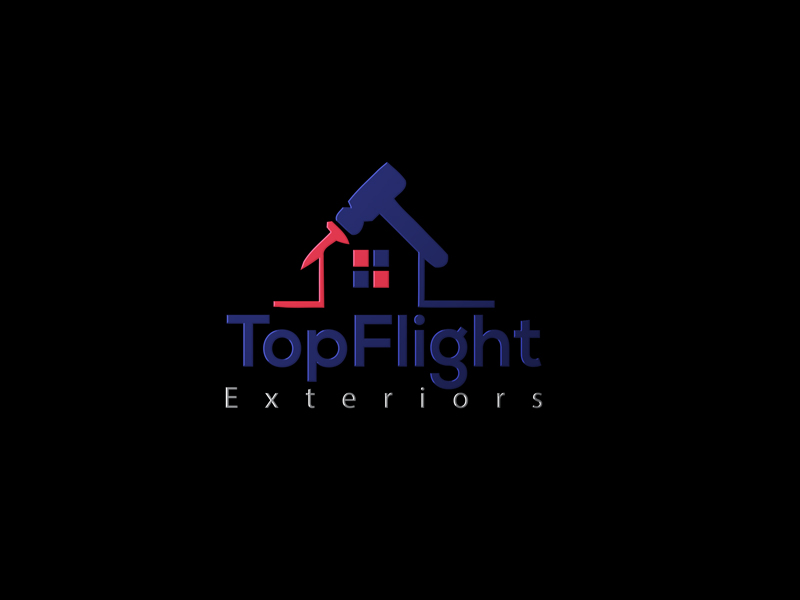 Logo-Design von RANARANA für TopFlight Exteriors  | Design #16525672