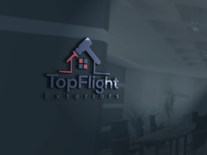 Logo-Design von RANARANA für TopFlight Exteriors  | Design: #16525673