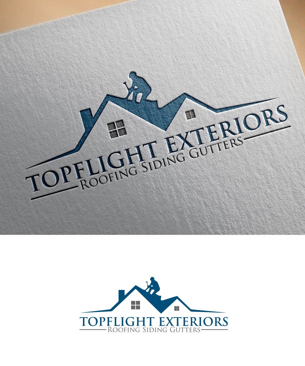 Logo-Design von imaginations404 für TopFlight Exteriors  | Design: #16546614