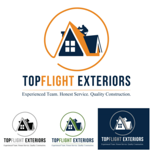 Logo-Design von Natasa m. für TopFlight Exteriors  | Design #16468716