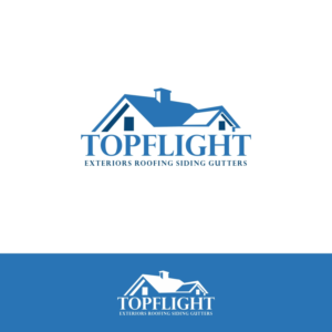 Logo-Design von Basksh Designs für TopFlight Exteriors  | Design: #16459946