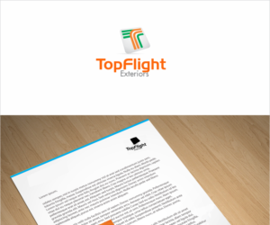 Logo-Design von Behave 2 für TopFlight Exteriors  | Design: #16474197