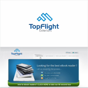 Logo-Design von Behave 2 für TopFlight Exteriors  | Design: #16474199