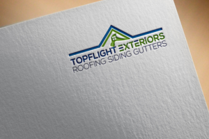 Logo-Design von roman reings für TopFlight Exteriors  | Design: #16465941