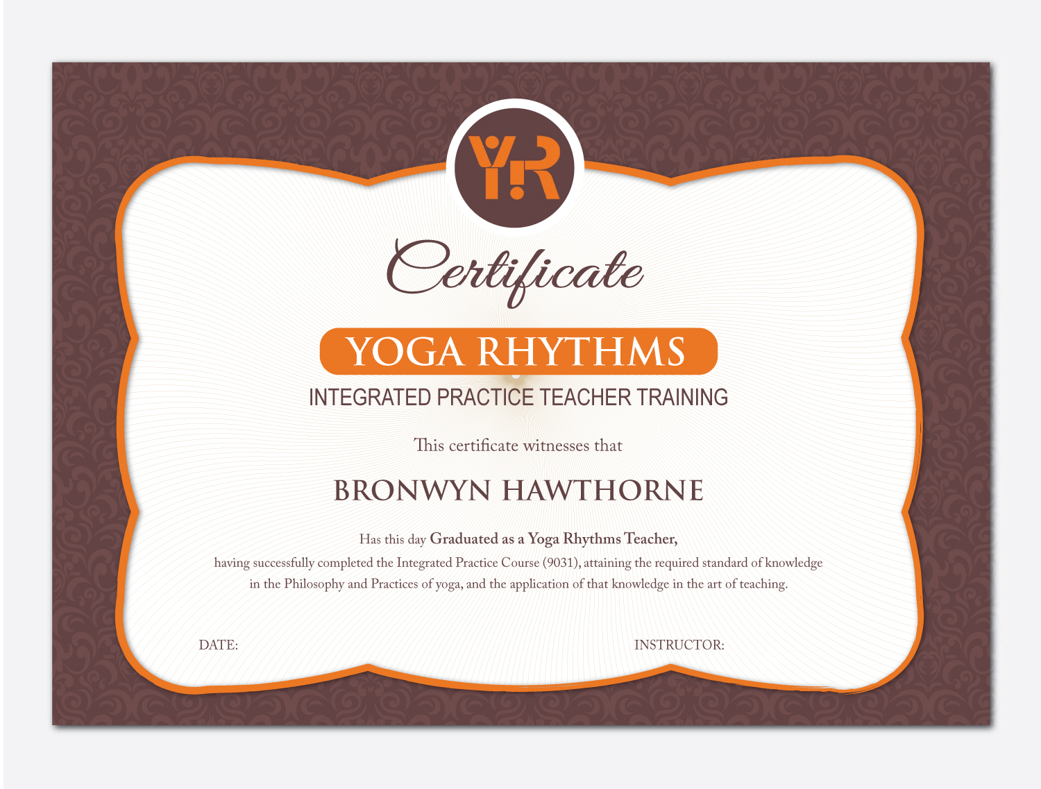 Print Design by meet007 for Yoga Rhythms | Design #16331487