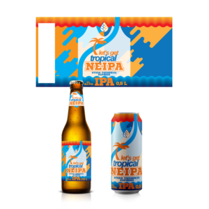 craft brewery needs a 500ml beer bottle label | Diseño de Empaque por at-as