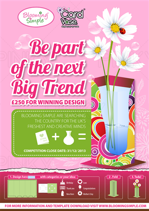 Card Vase University Competition | Poster-Design von Pinky 