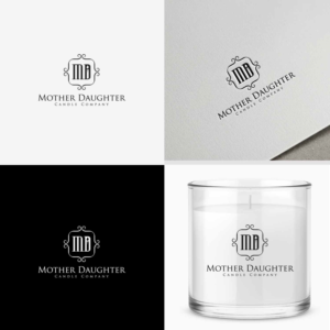 Mother Daughter Candle Company OR Mother Daughter Candle & Co OR MD Candle & Co | Logo Design by karthika vs