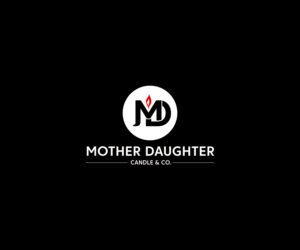 Mother Daughter Candle Company OR Mother Daughter Candle & Co OR MD Candle & Co | Logo Design by pachilakili