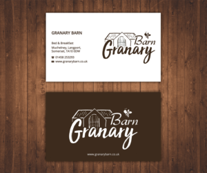 Granary Barn B&B Business Card | Visitenkarten-Design von Stylez Designz