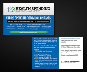Save Time, Save Money | Postcard Design by Designers Hub