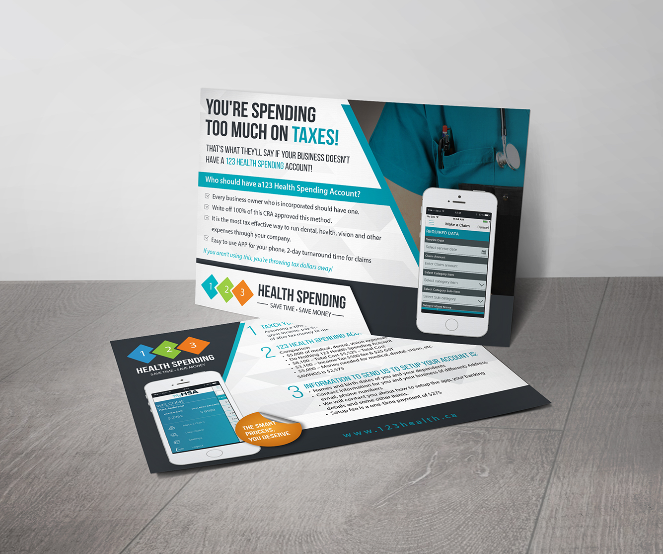 Postcard Design by alex989 for ESRM Group | Design #16372738