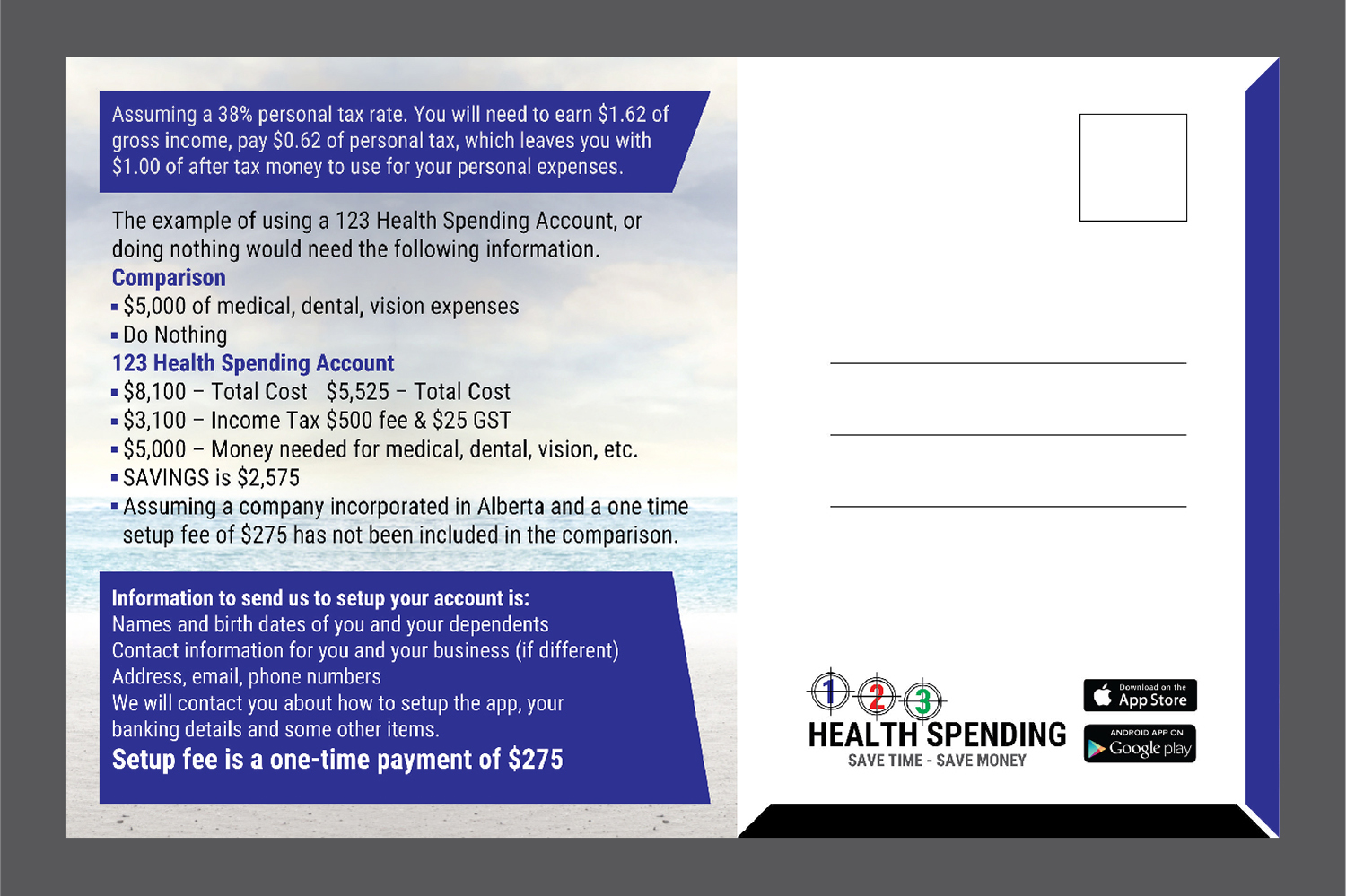 Postcard Design by Deziners Zone for ESRM Group | Design #16375911