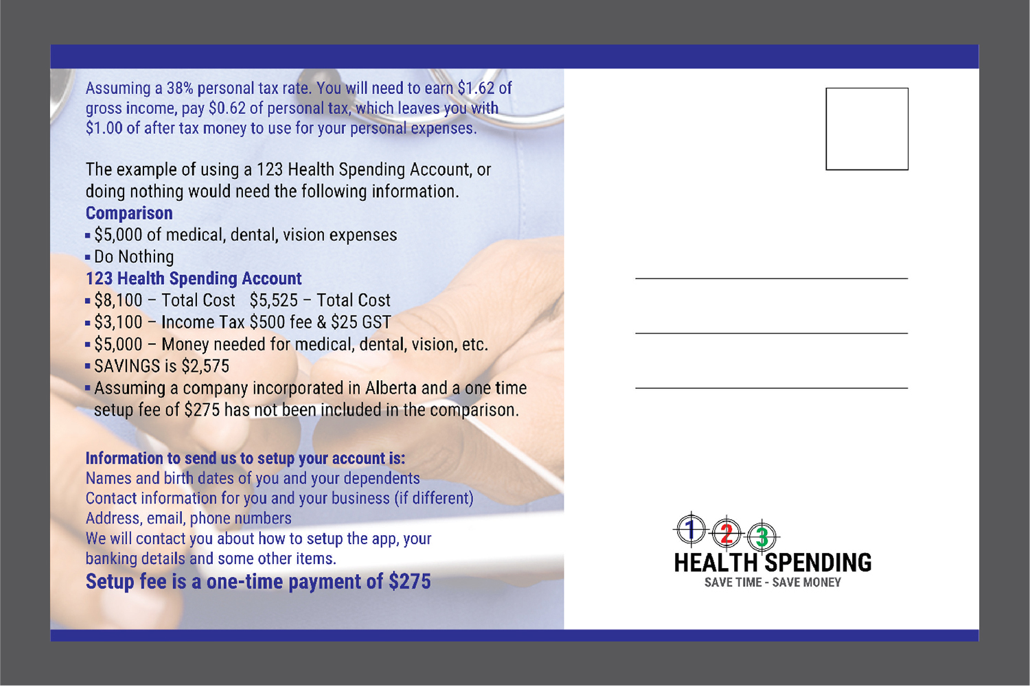 Postcard Design by Deziners Zone for ESRM Group | Design #16375913