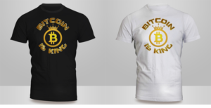 Bitcoin is King | Diseño de Camiseta por Kero