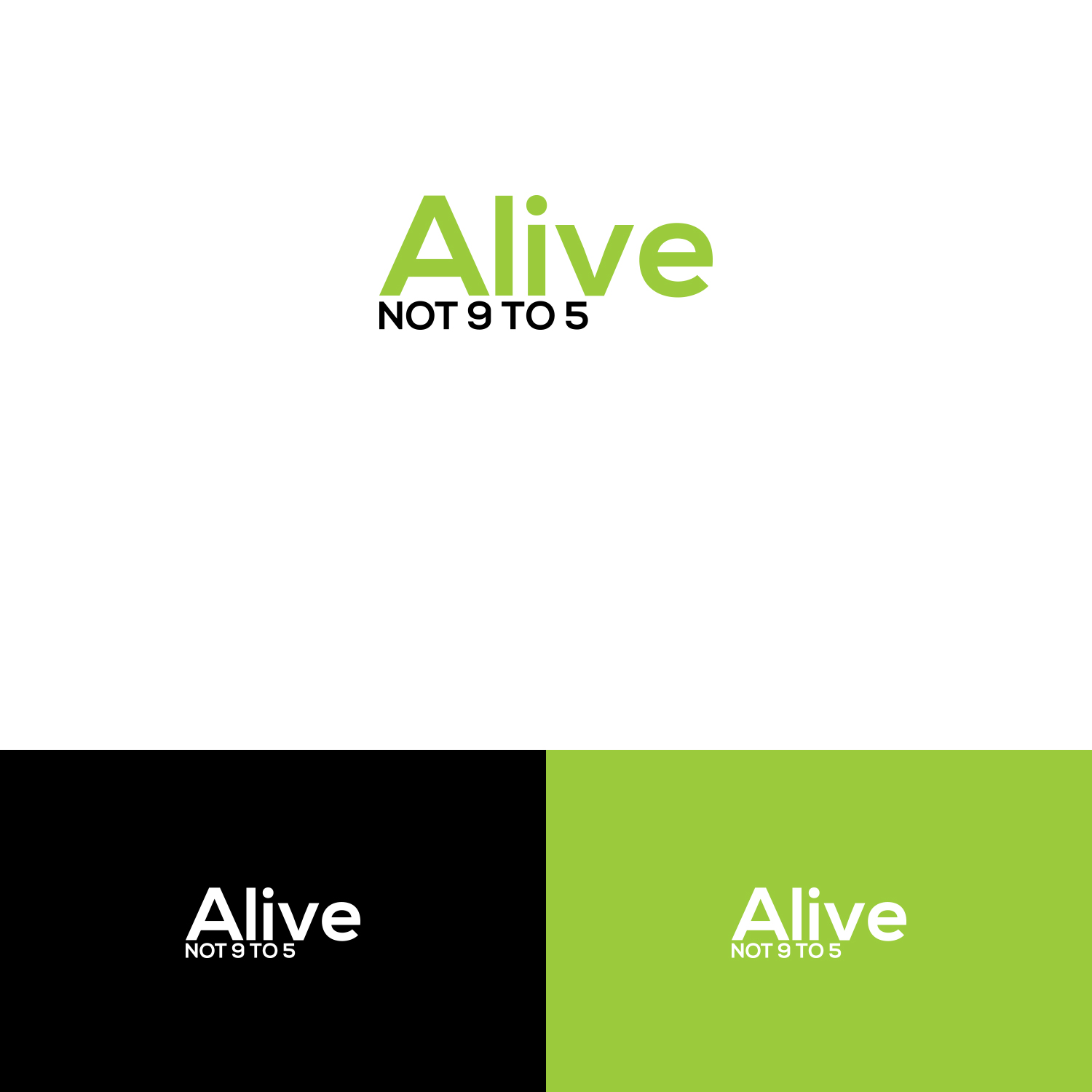 Logo Design by DesignDUO for Alive Not 9 to 5 | Design #16400661