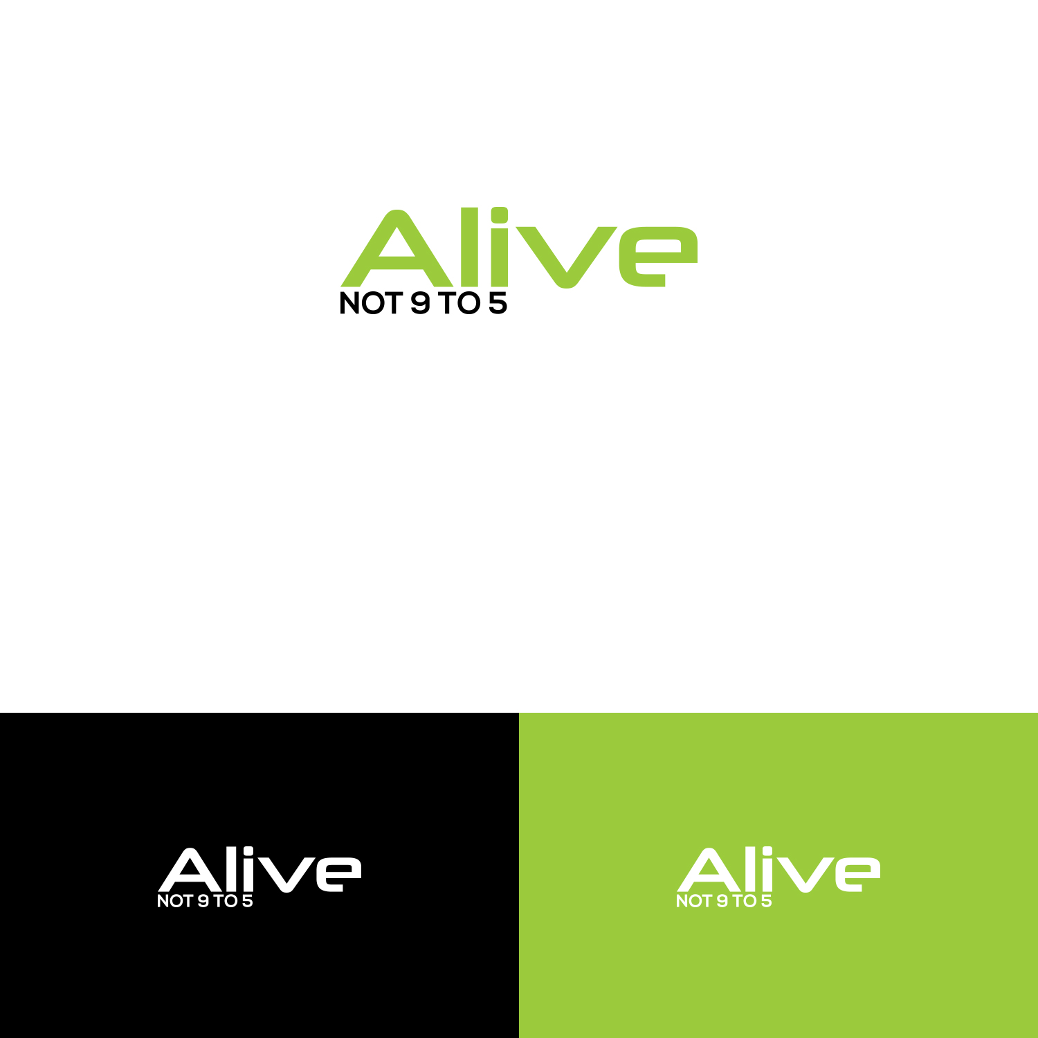 Logo Design by DesignDUO for Alive Not 9 to 5 | Design #16400662
