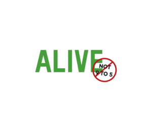 Logo Design by AlexMorisseau for Alive Not 9 to 5 | Design: #16332564