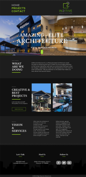 Commercial and Residential Architecture Firm Focused on the CLIENTS GOALS | Web Design by Expert Designer